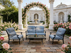 2-Seater Sofa Set with 2 Armchairs & Coffee Table