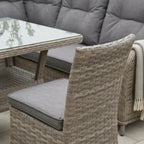Square Corner Set with 2 Armless Chairs & Standard Table