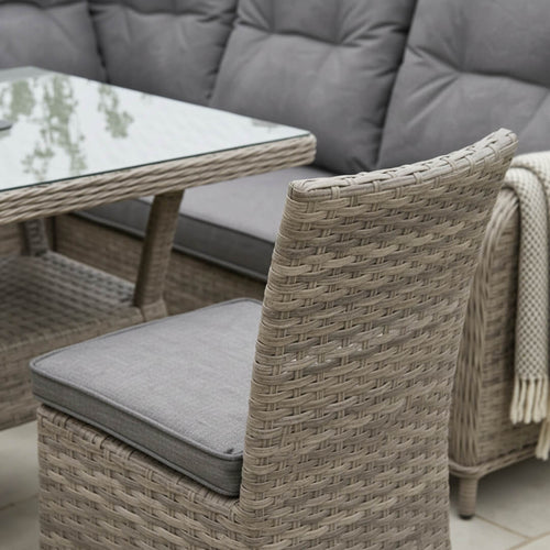 Square Corner Set with 2 Armless Chairs & Standard Table