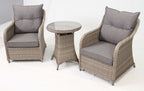 2 Chair Lounge Bistro Set with Side Table