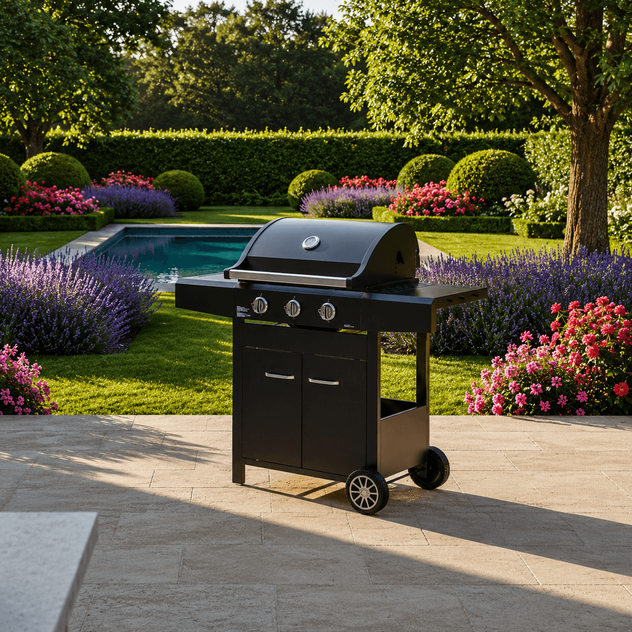 Standard 3 Burner Gas BBQ