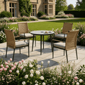 4 Chair Stacking Dining Set