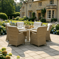 6 Chair Wingback Dining Set