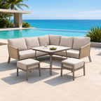 Square Corner Set with 2 Stools & Standard Table