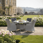 6 Chair Wingback Dining Set