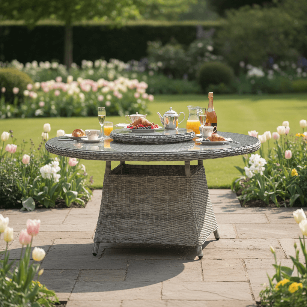 8 Chair Wingback Dining Set