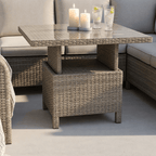 U Corner Sofa Set with Height Adjustable Table