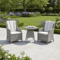 2 Seat Wingback Dining Bistro Set with Table