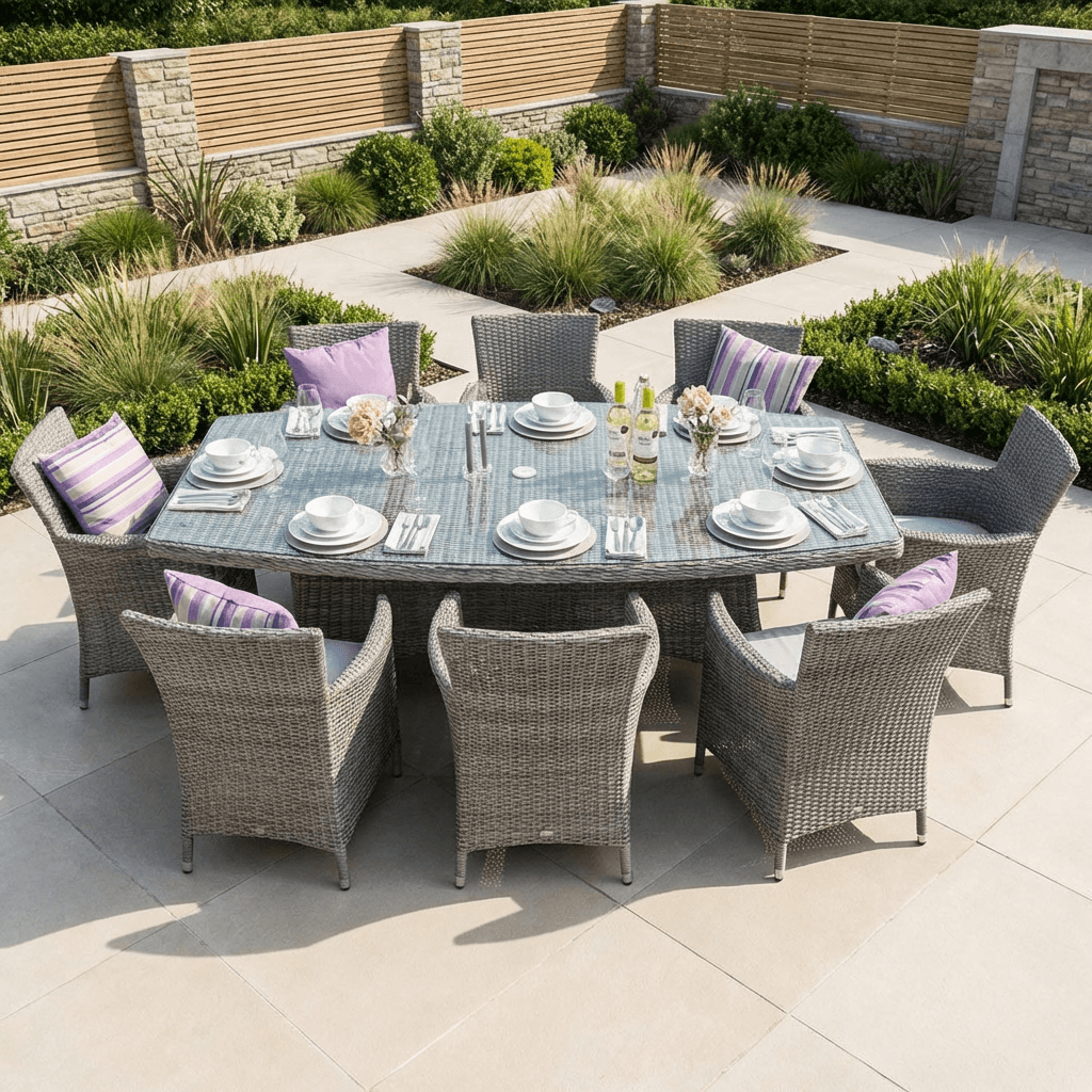 8 Chair Standard Dining Set
