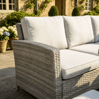 L Corner Sofa Set with Height Adjustable Table