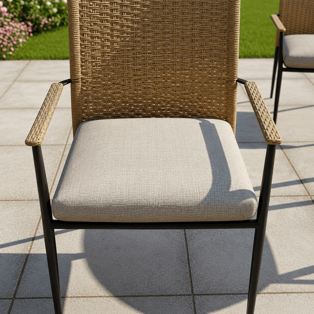 4 Chair Stacking Dining Set