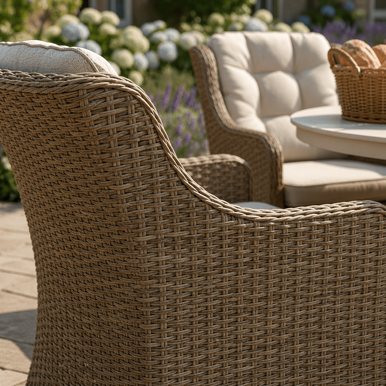 4 Chair Wingback Dining Set
