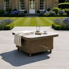 Curve Corner Sofa Set with 2 Stools, Piston Height Adjustable Table