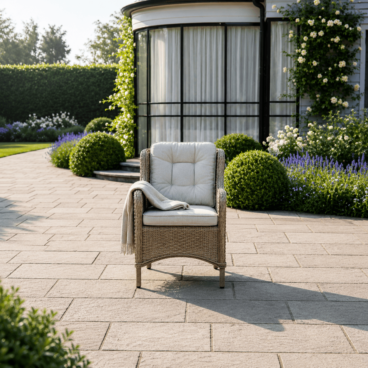 2 Seat Wingback Bistro Set with Table