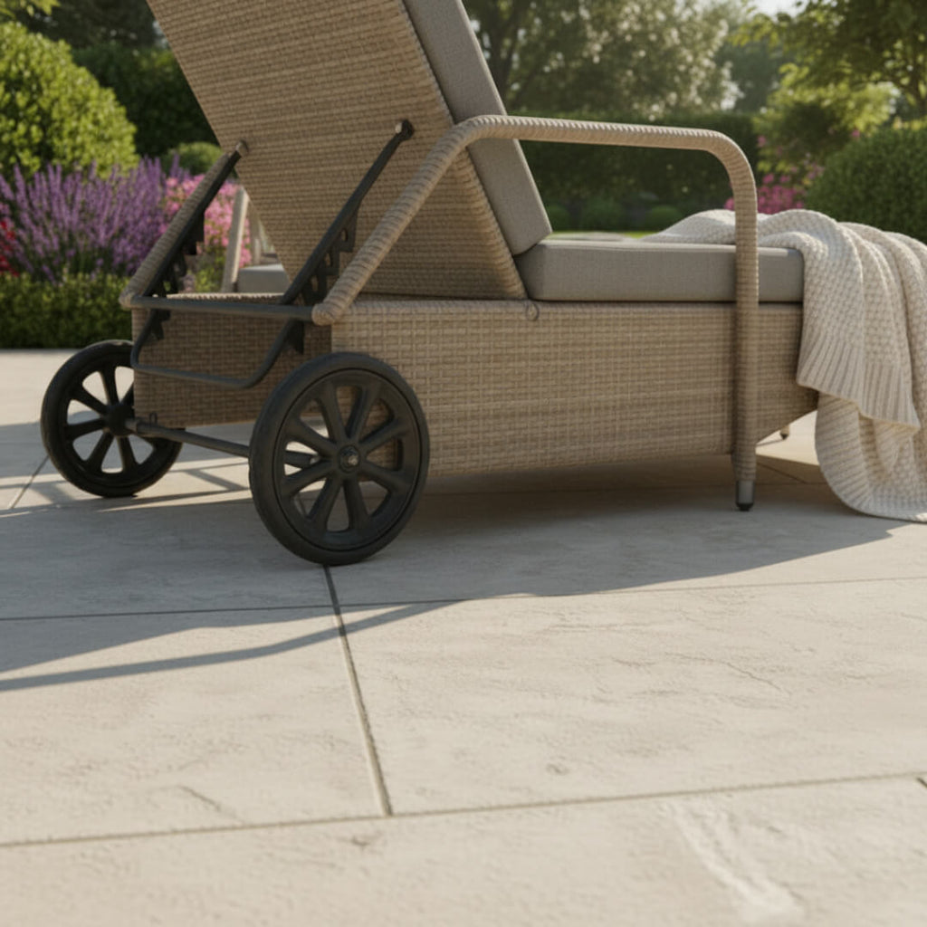 Sunlounger Set with Side Table
