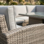 U Corner Sofa Set with Height Adjustable Table