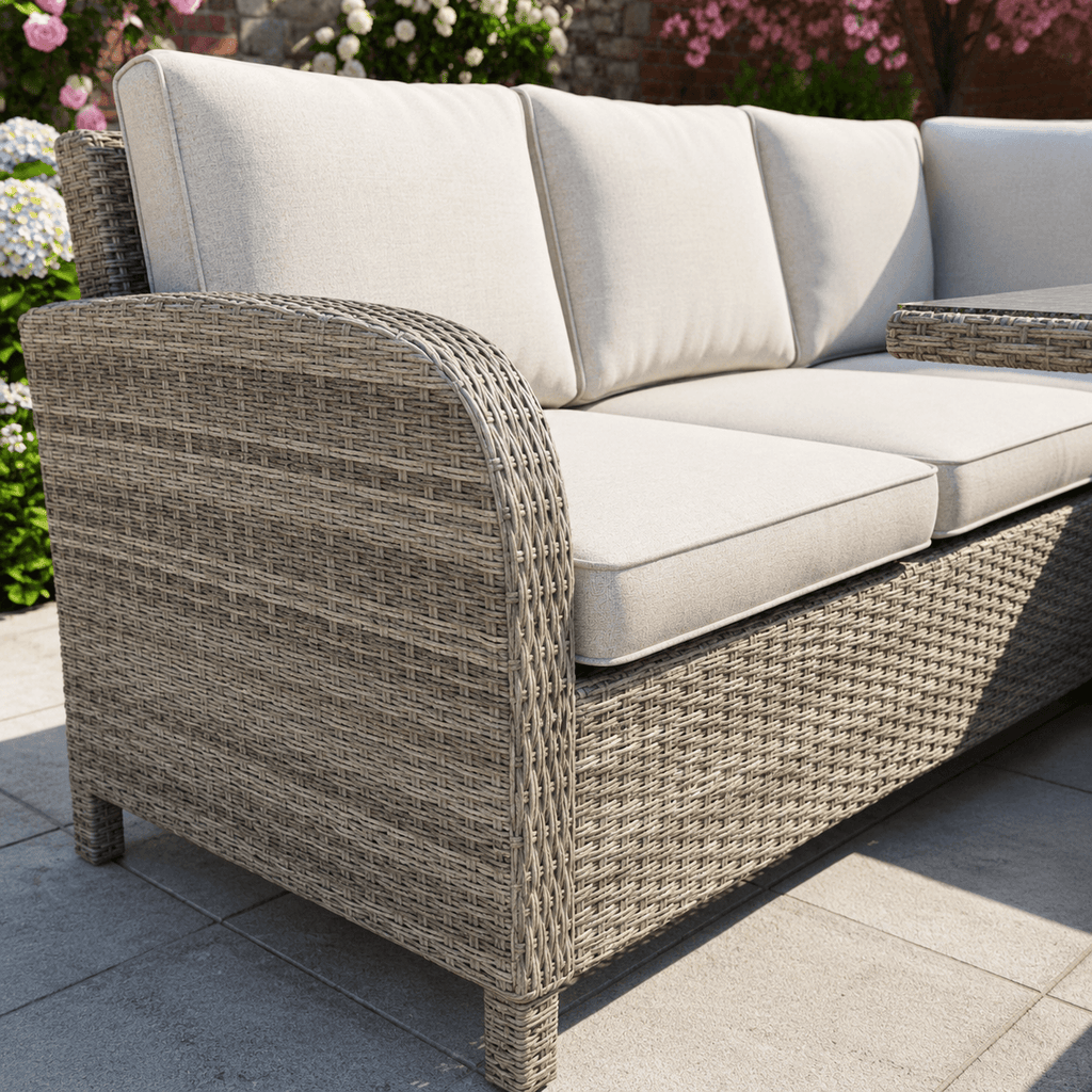 Square Corner Set with Height Adjustable Table