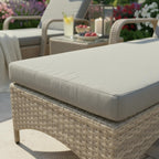 Sunlounger Set with Side Table