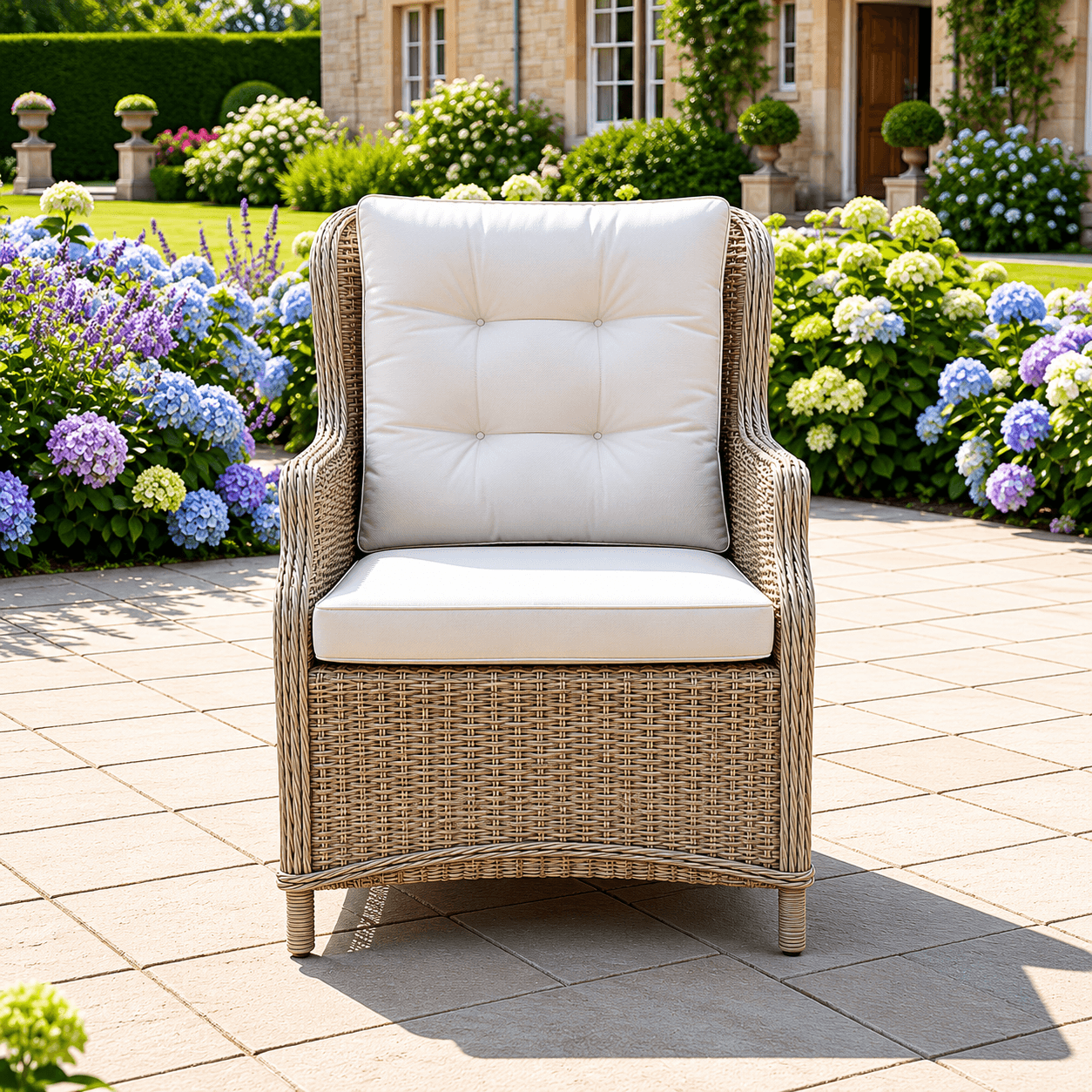 6 Chair Wingback Dining Set