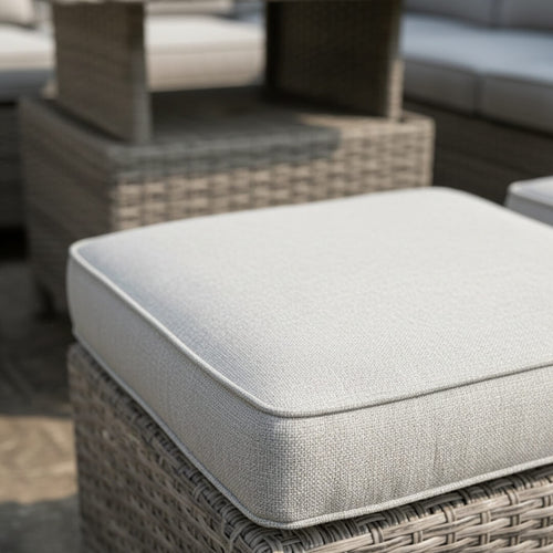 U Corner Sofa Set with Height Adjustable Table