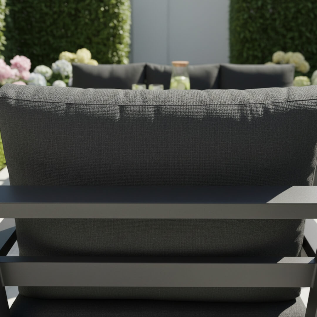 3-Seater Sofa Set with 2 Armchairs & Piston Height Adjustable Table