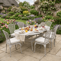 Armless 8 Chair Dining Set