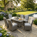 Armless 6 Chair Dining Set