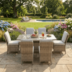 Armless 6 Chair Dining Set