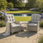 2 Chair Lounge Bistro Set with Side Table