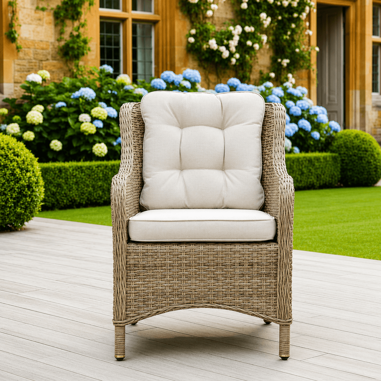 6 Chair Wingback Dining Set