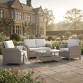 2-Seater Sofa Set with 2 Armchairs & Coffee Table