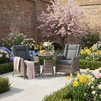 2 Seat Wingback Bistro Set with Table