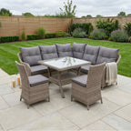Square Corner Set with 2 Armless Chairs & Standard Table