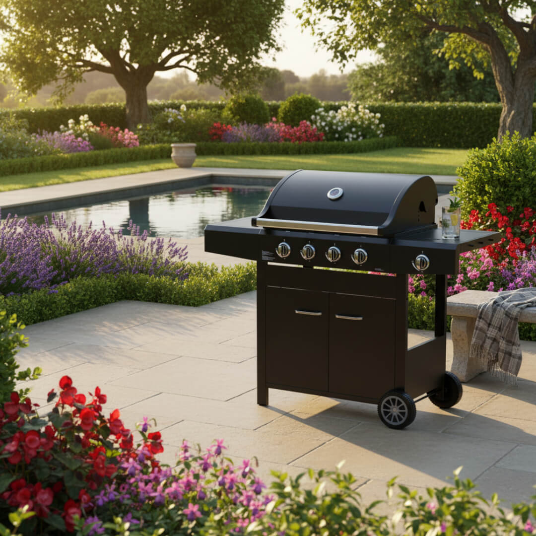 Standard 4 Burner Gas BBQ
