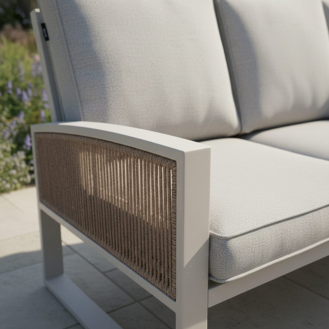 2 Chair Lounge Bistro Set with Side Table