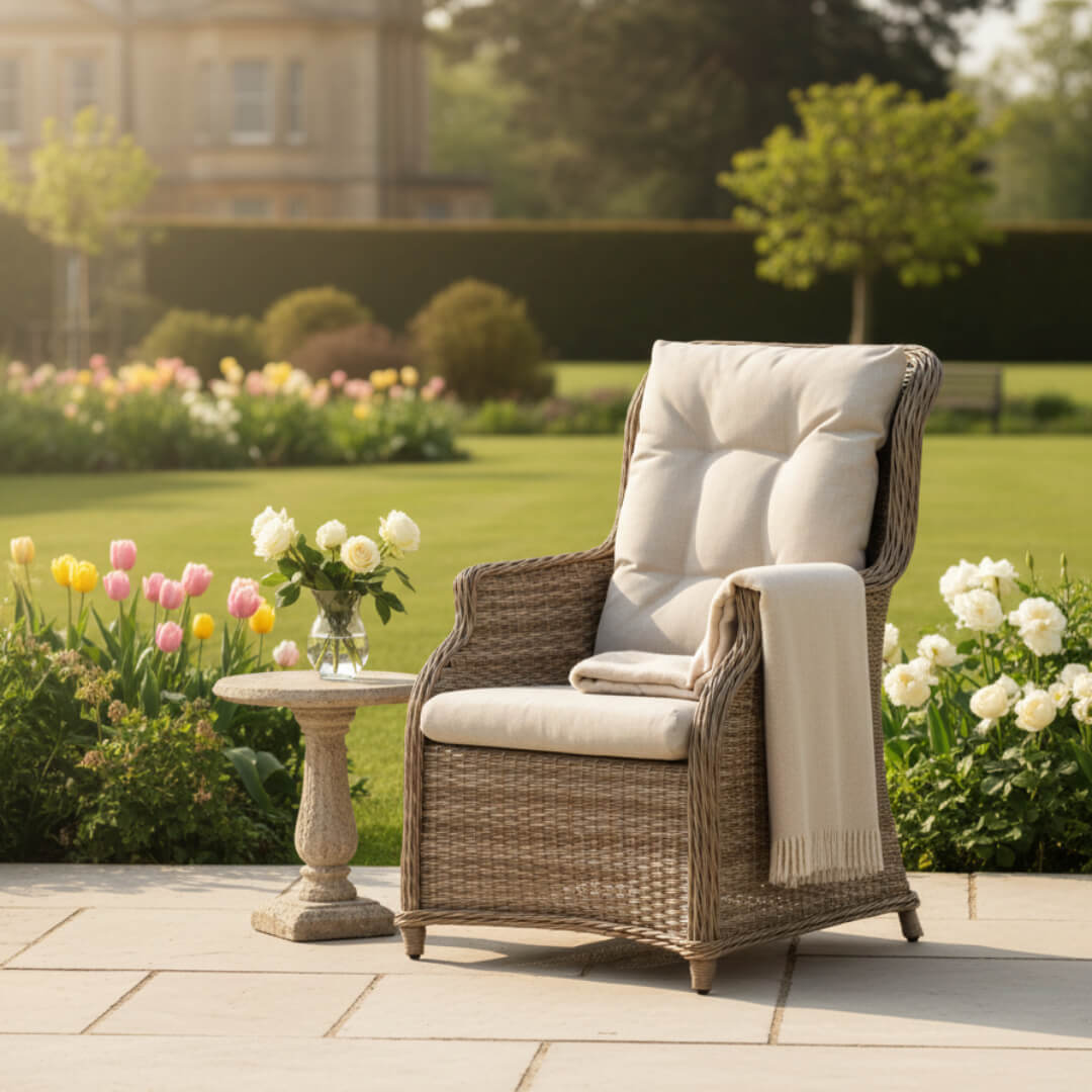 2 Seat Wingback Bistro Set with Table