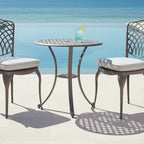 Armless 2 Seat Bistro Set with Table