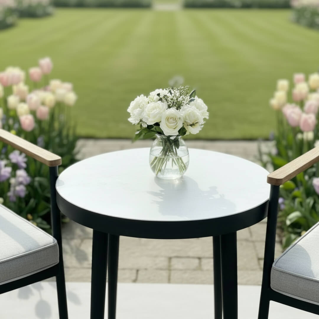 2 Seat Stacking Bistro Set with Table