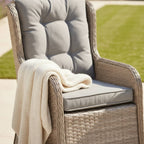 2 Seat Reclining Wingback Bistro Set with Table