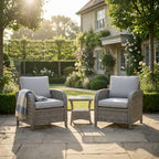 2 Chair Lounge Bistro Set with Side Table