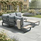Square Corner Sofa Set with Coffee Table