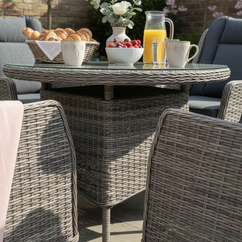 4 Chair Wingback Dining Set