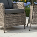 2 Seat Wingback Bistro Set with Table