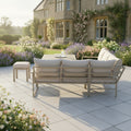 Square Corner Set with 2 Stools & X-leg Dining Table