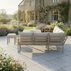Square Corner Set with 2 Stools & X-leg Dining Table