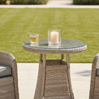 2 Seat Reclining Wingback Bistro Set with Table