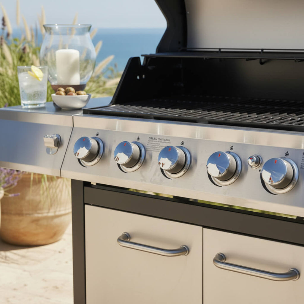 Rhyno Deluxe 6 Burner Gas BBQ