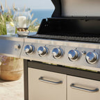 Rhyno Deluxe 6 Burner Gas BBQ