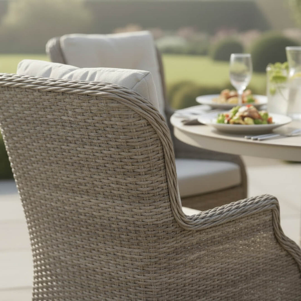 4 Chair Wingback Dining Set
