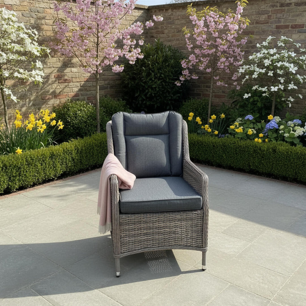 4 Chair Wingback Dining Set